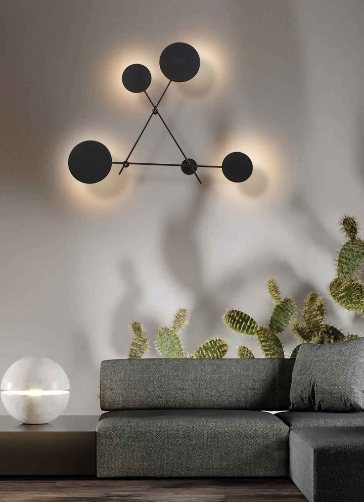 Ithael Acrylique 83cm Noir LED 15W