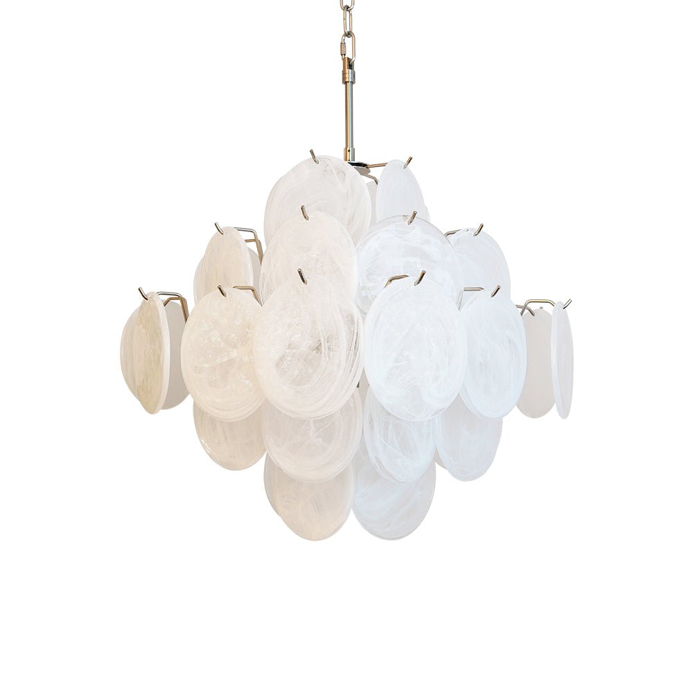 Aurora Lustre en Verre de Murano Blanc - Neutralighting
