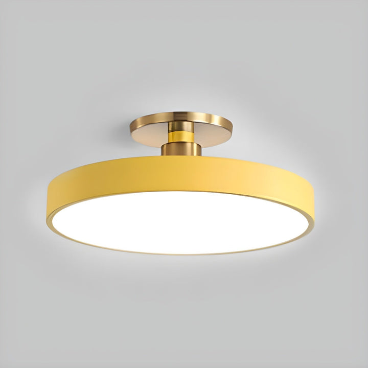 Solara Plafonnier Encastré Noir et Doré Moderne - Neutralighting