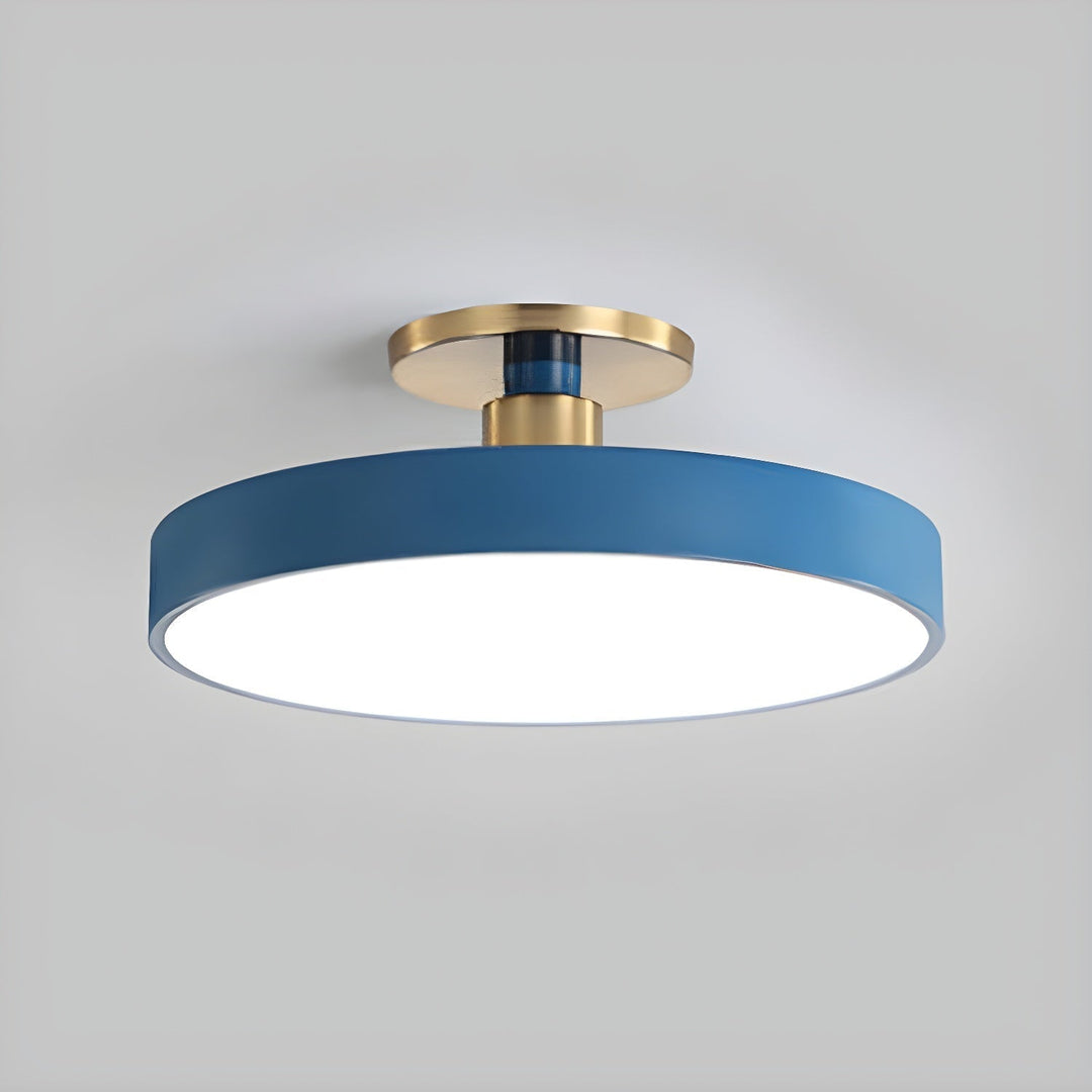 Solara Plafonnier Encastré Noir et Doré Moderne - Neutralighting