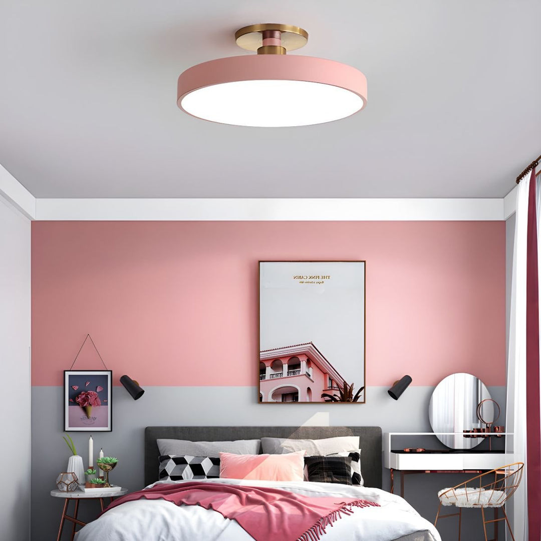 Solara Plafonnier Encastré Noir et Doré Moderne - Neutralighting