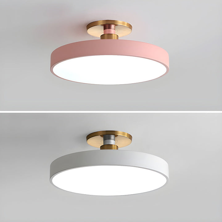 Solara Plafonnier Encastré Noir et Doré Moderne - Neutralighting