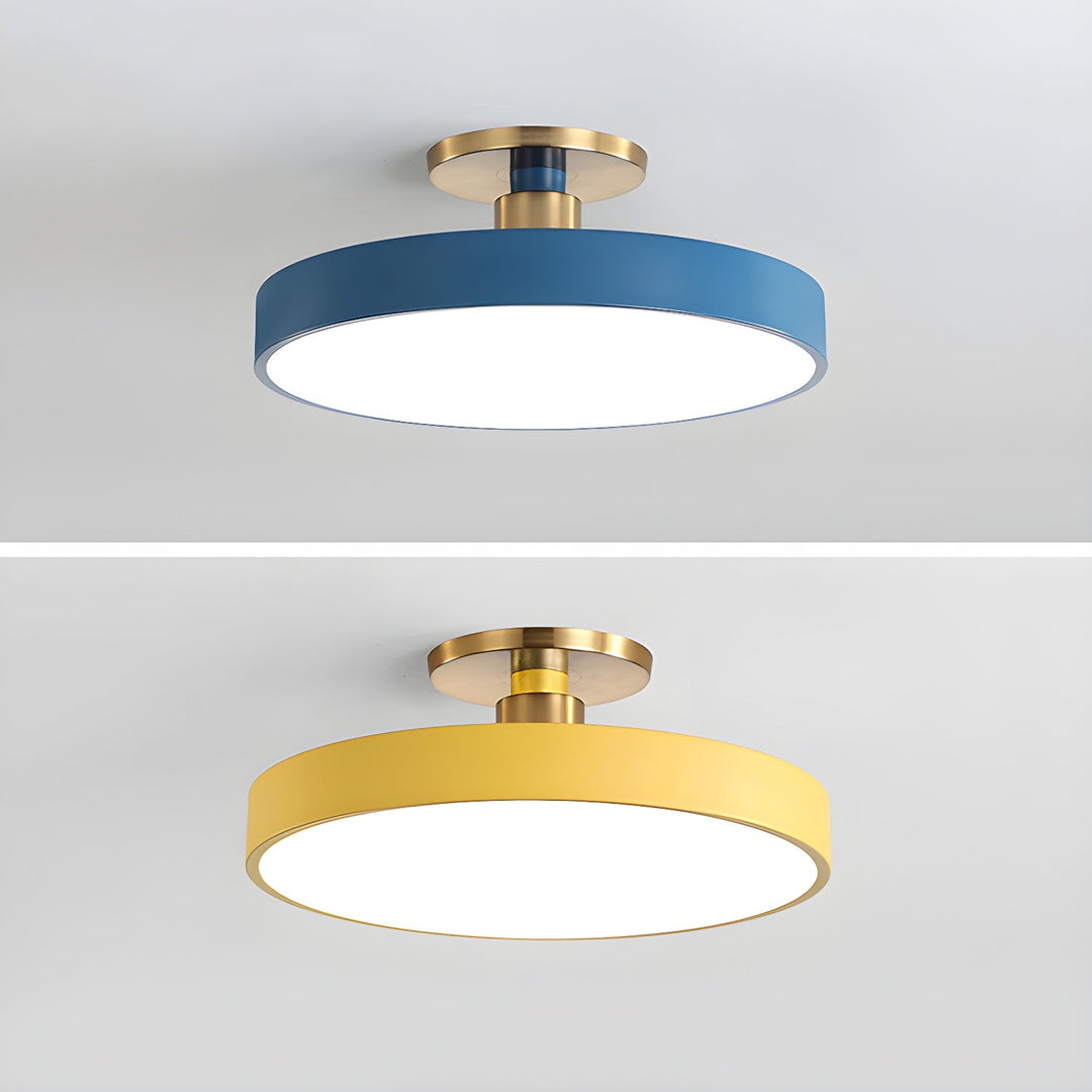 Solara Plafonnier Encastré Noir et Doré Moderne - Neutralighting