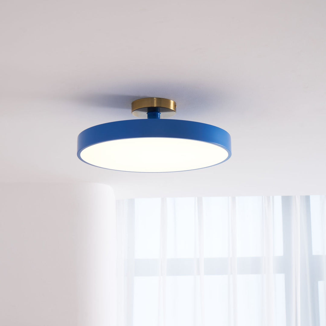 Solara Plafonnier Encastré Noir et Doré Moderne - Neutralighting