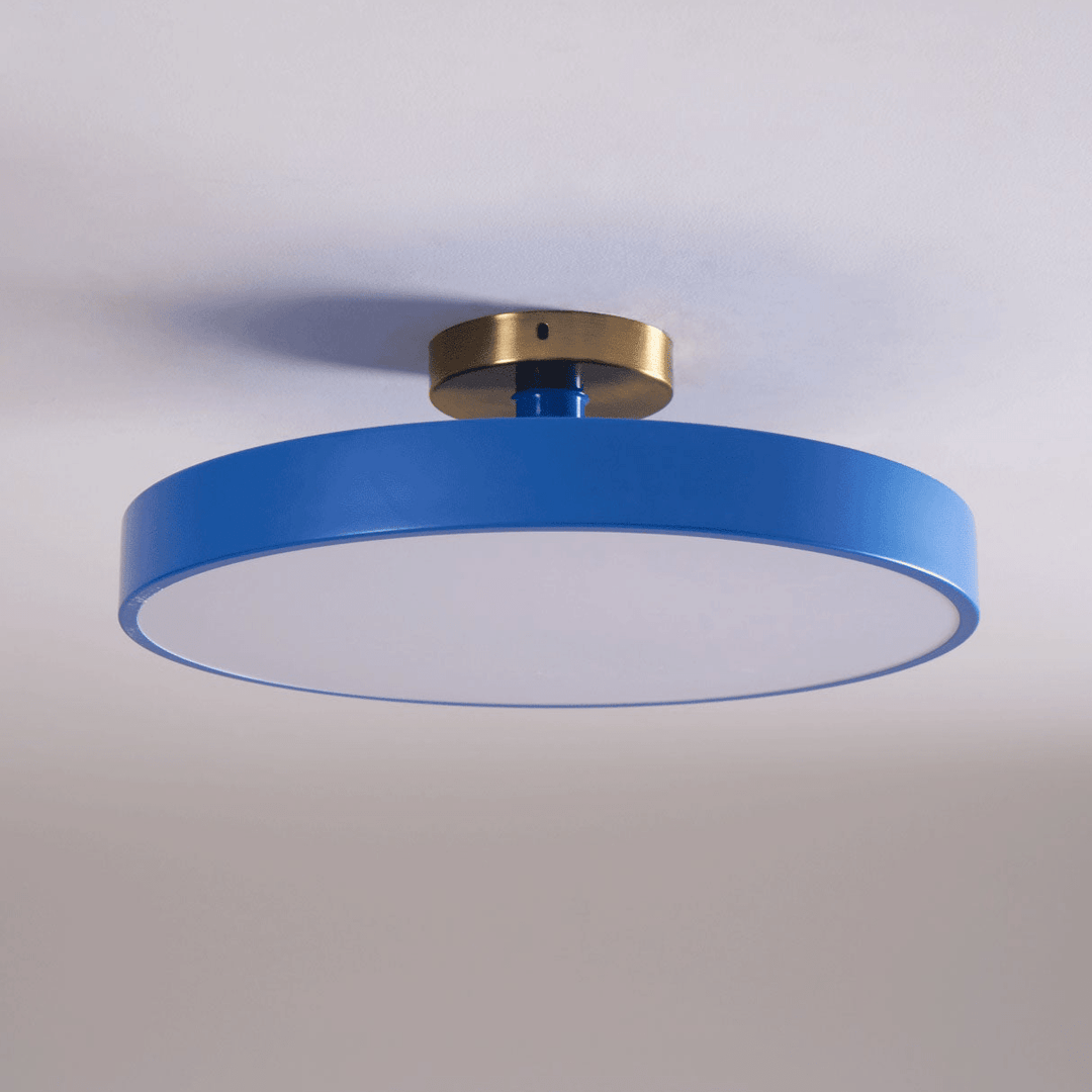 Solara Plafonnier Encastré Noir et Doré Moderne - Neutralighting
