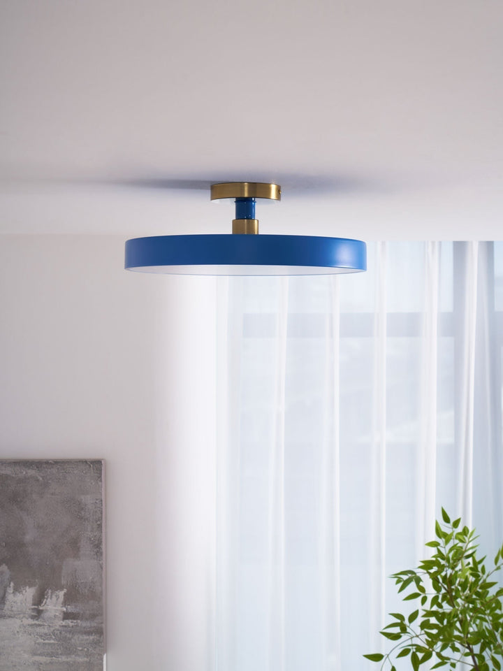 Solara Plafonnier Encastré Noir et Doré Moderne - Neutralighting