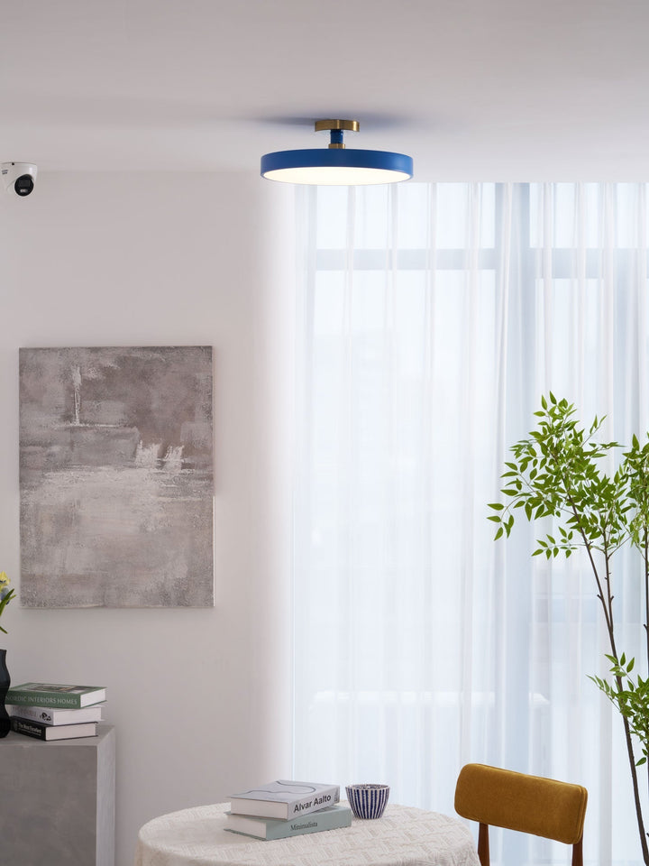 Solara Plafonnier Encastré Noir et Doré Moderne - Neutralighting
