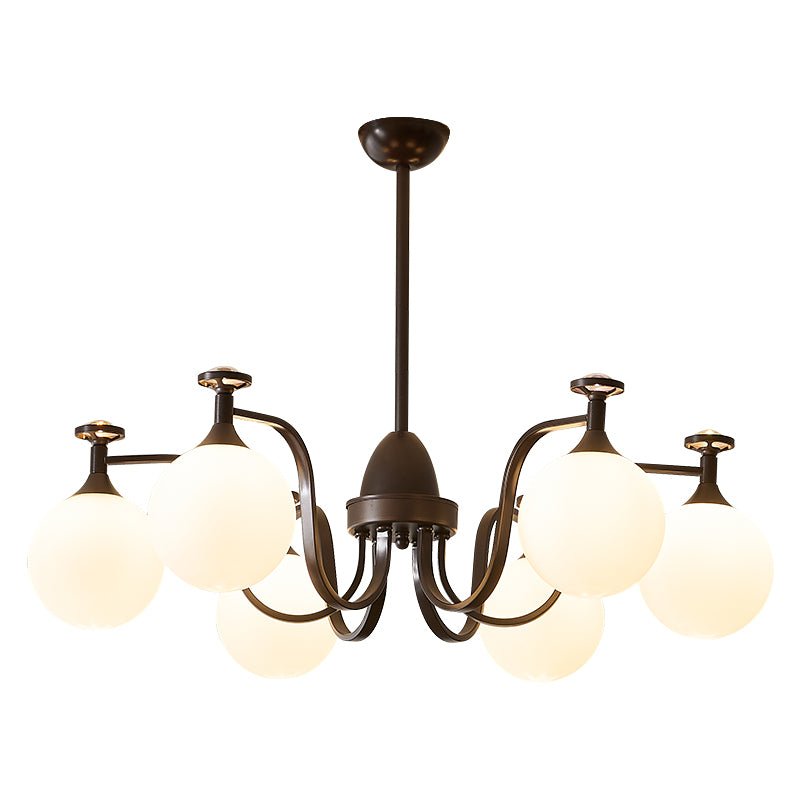 Zotheira Chandelier Élégance Verre Vintage - Neutralighting