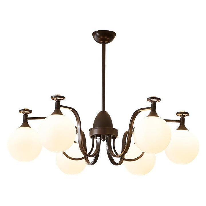 Zotheira Chandelier Élégance Verre Vintage - Neutralighting