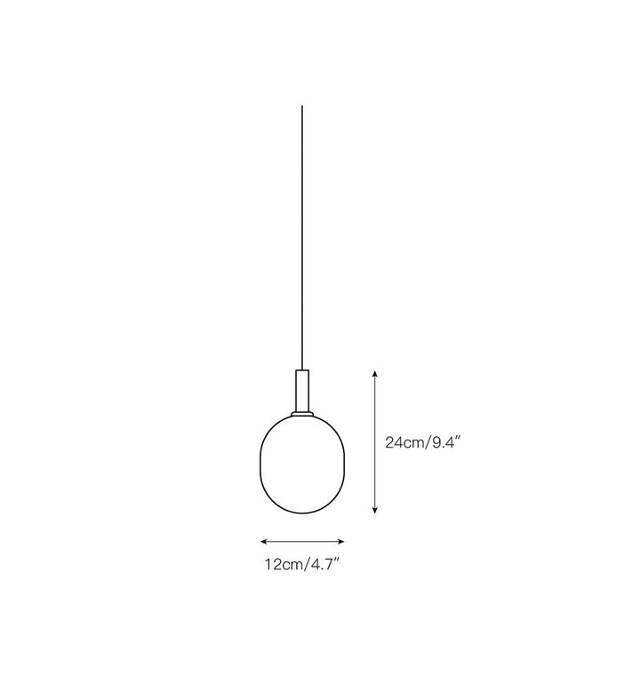 Evmirion Suspension Horizontale Verre Moderne - Neutralighting
