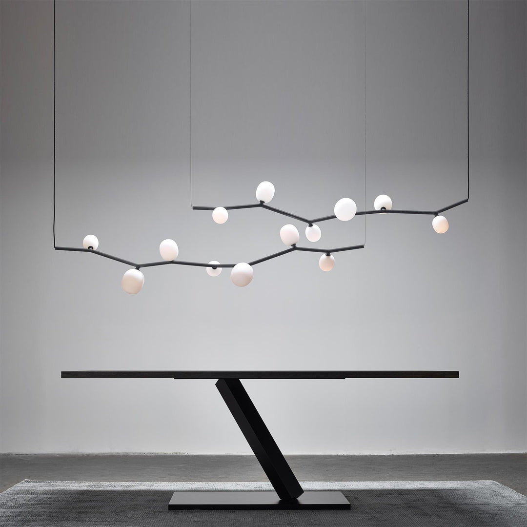 Evmirion Suspension Horizontale Verre Moderne - Neutralighting