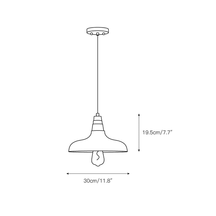 Acarira Lampe Pendentive Métal Bois Naturel - Neutralighting