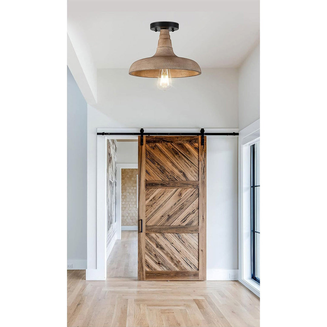 Acarira Lampe Pendentive Métal Bois Naturel - Neutralighting