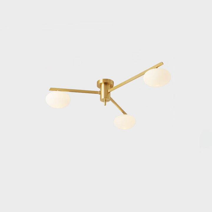 Lustra Plafonnier Noir Blanc Verre - Neutralighting