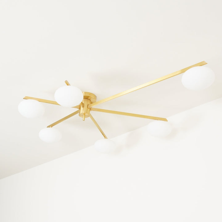 Lustra Plafonnier Noir Blanc Verre - Neutralighting