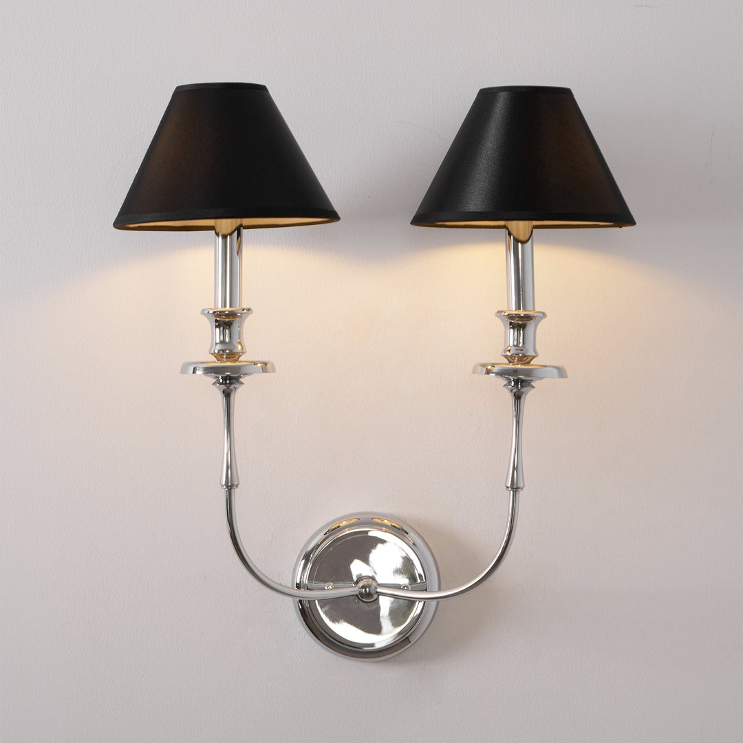 Vedoror Applique Murale Tissu Laiton Industriel Vintage - Neutralighting
