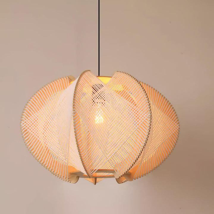 Calyraice Suspension en Bois et Corde de Chanvre - Neutralighting