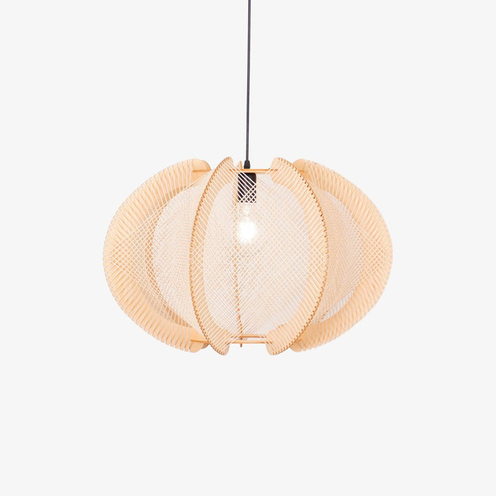 Calyraice Suspension en Bois et Corde de Chanvre - Neutralighting