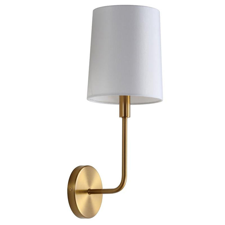 Orvynia Applique Murale Laiton Tissu Minimaliste Moderne - Neutralighting