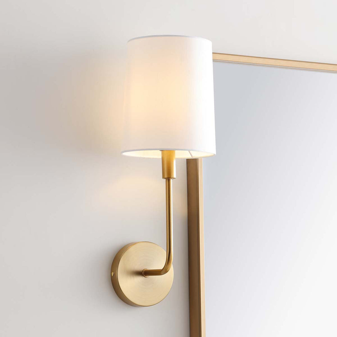Orvynia Applique Murale Laiton Tissu Minimaliste Moderne - Neutralighting