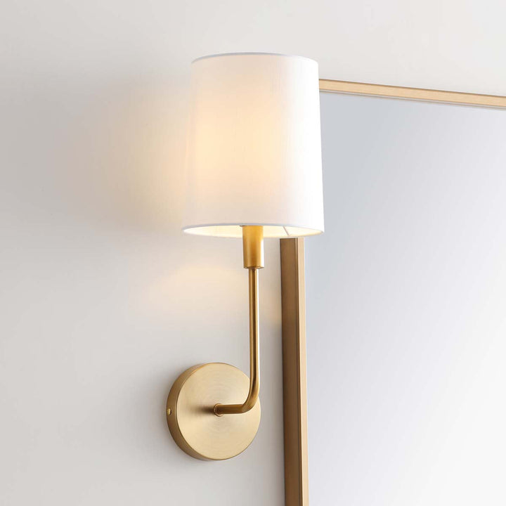 Orvynia Applique Murale Laiton Tissu Minimaliste Moderne - Neutralighting