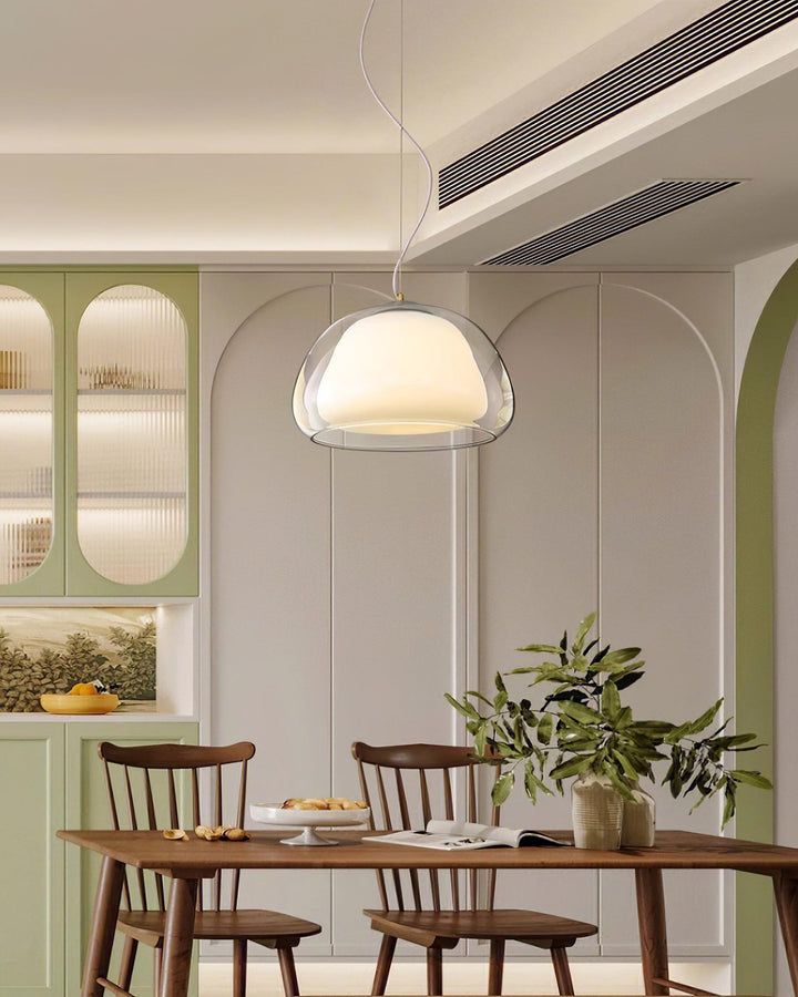 Elvo Lustra Lampe Suspendue Verre - Neutralighting