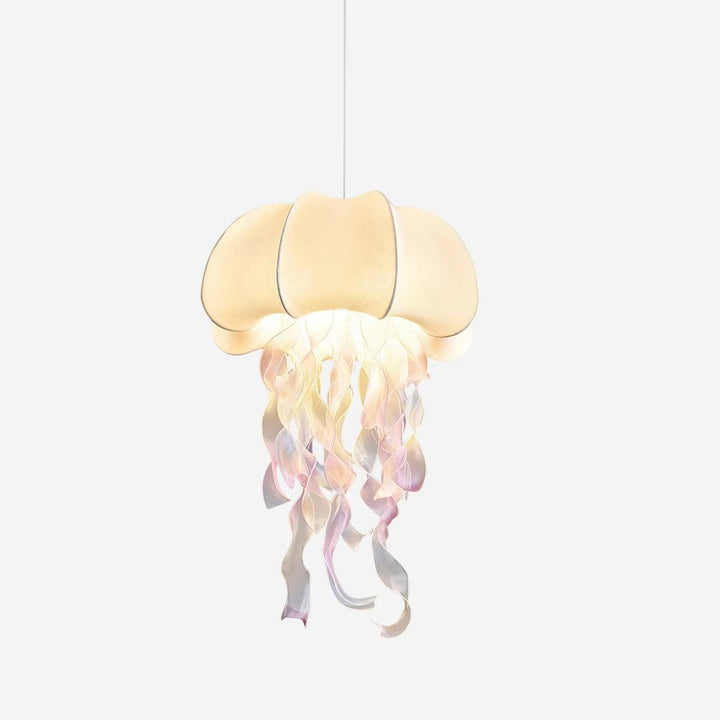 Jellyfish Lampe Pendante Rubans Irisés en Tissu - Neutralighting