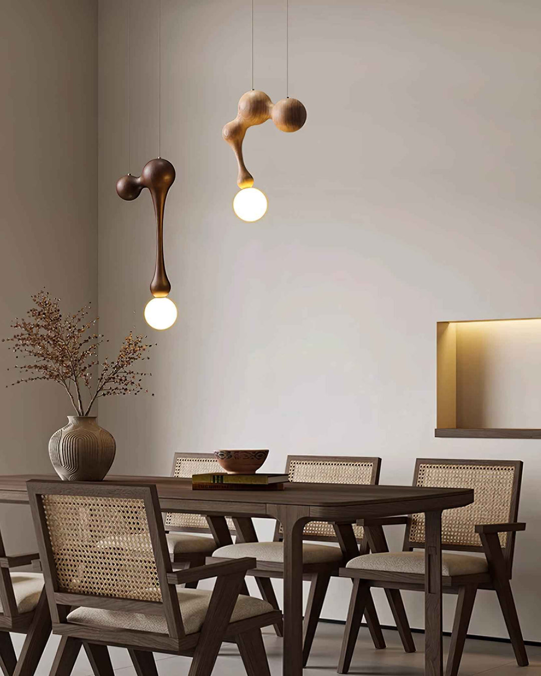 Thaddeus Lampe Pendante en Bois de Luxe - Neutralighting