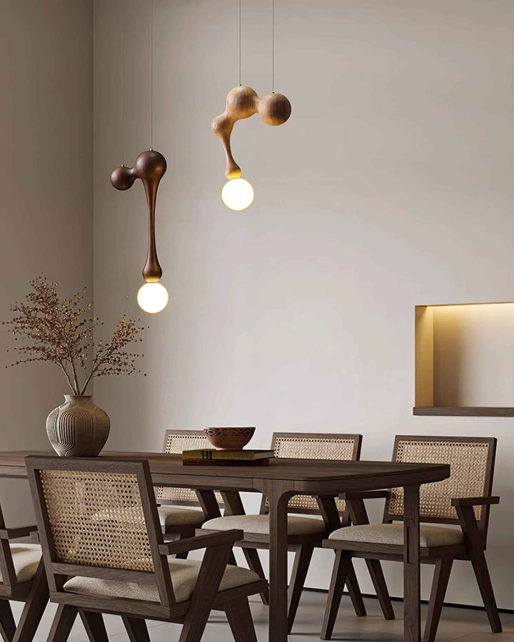 Thaddeus Lampe Pendante en Bois de Luxe - Neutralighting
