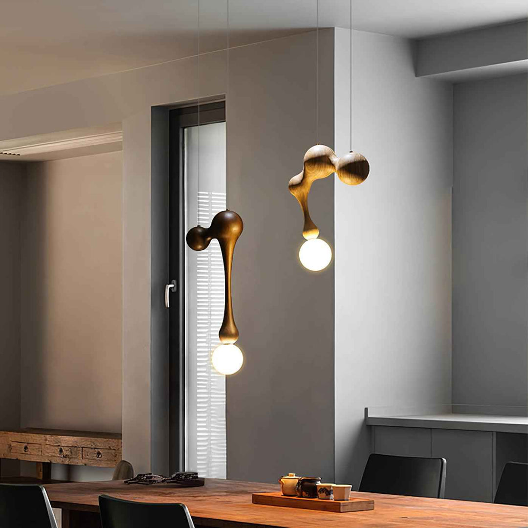 Thaddeus Lampe Pendante en Bois de Luxe - Neutralighting