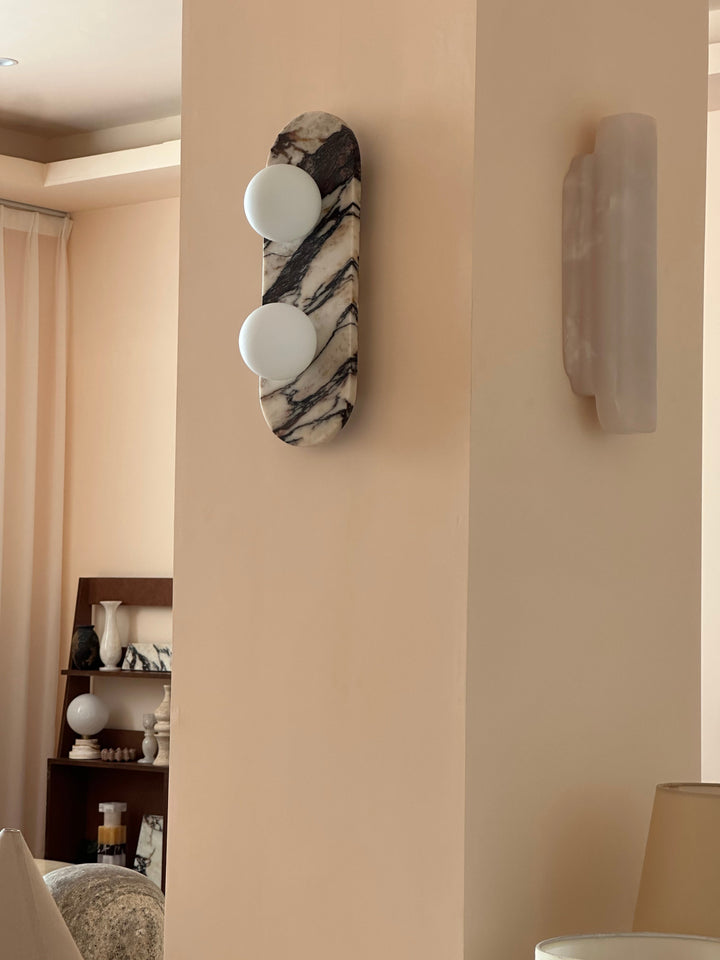 Eurcara Applique Murale Marbre Naturel Minimaliste Moderne - Neutralighting