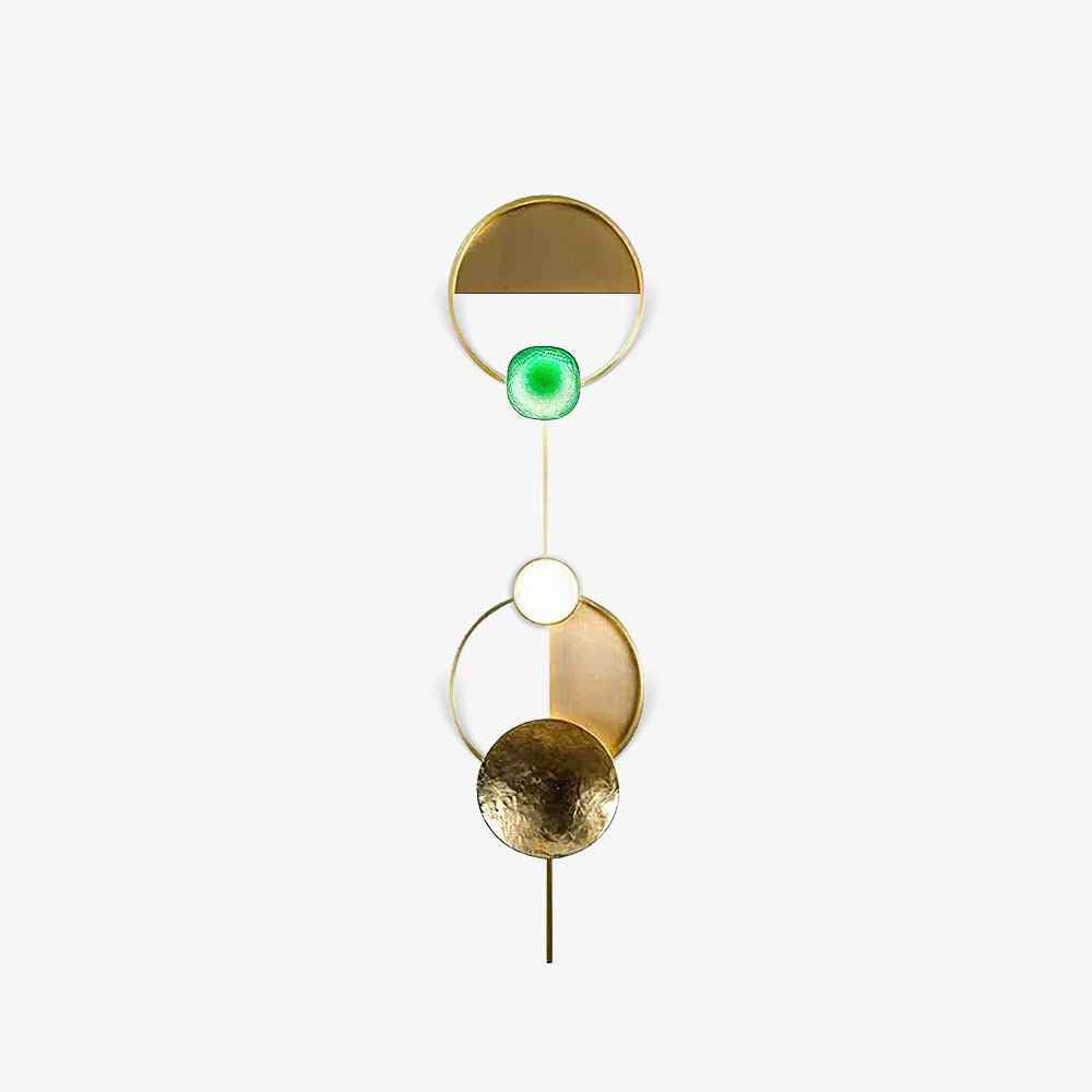 OrbitenApplique Verre 25cm Blanc LED