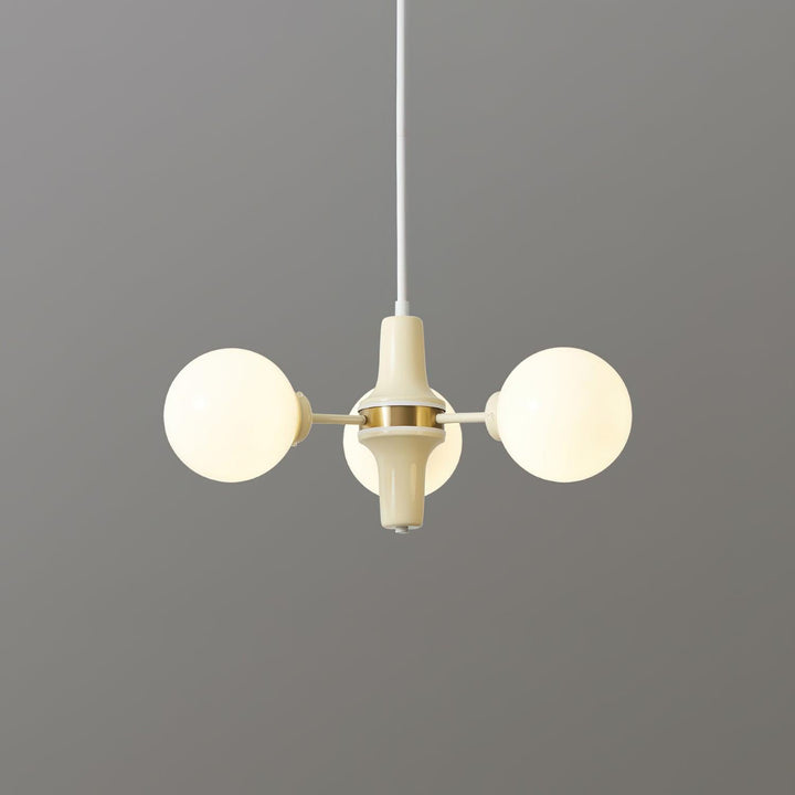 Aira Chandelier en Verre Teinte Crème - Neutralighting