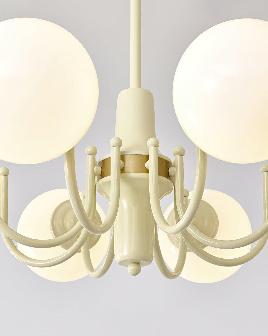Aira Chandelier en Verre Teinte Crème - Neutralighting