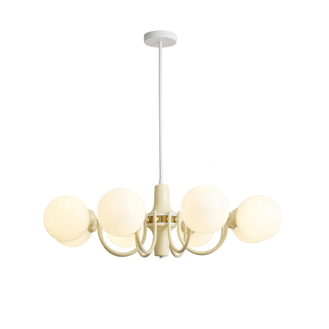 Aira Chandelier en Verre Teinte Crème - Neutralighting