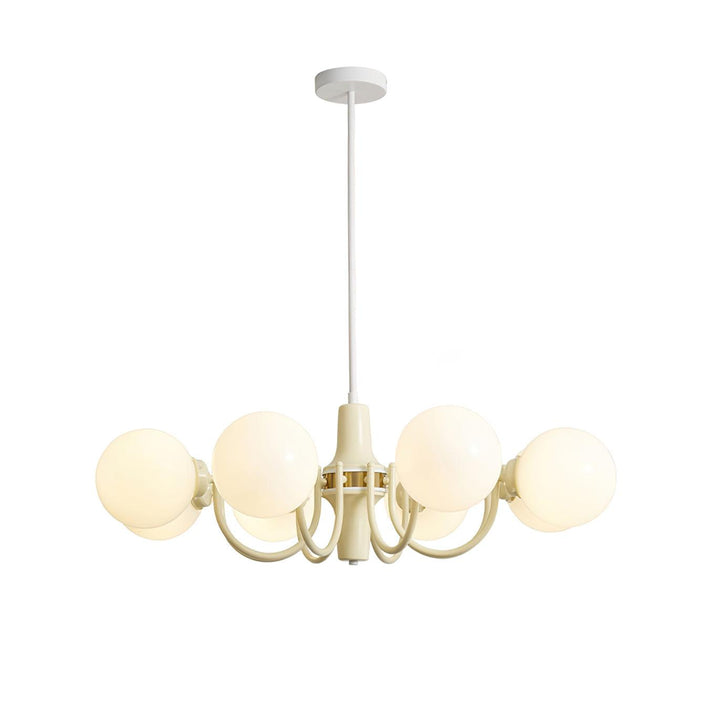 Aira Chandelier en Verre Teinte Crème - Neutralighting