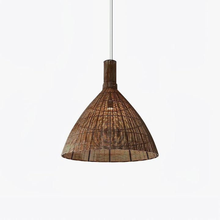 Nytheos Lampe Suspension en Rotin Naturel Artistique - Neutralighting