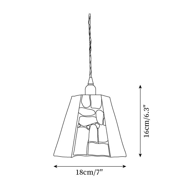 Mavine Suspension en vitrail de style Tiffany - Neutralighting