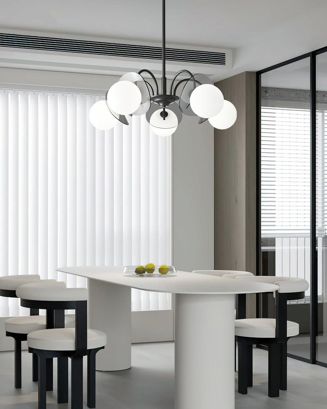 Orlaeila Art Floraison Fleur Verre Lustre - Neutralighting