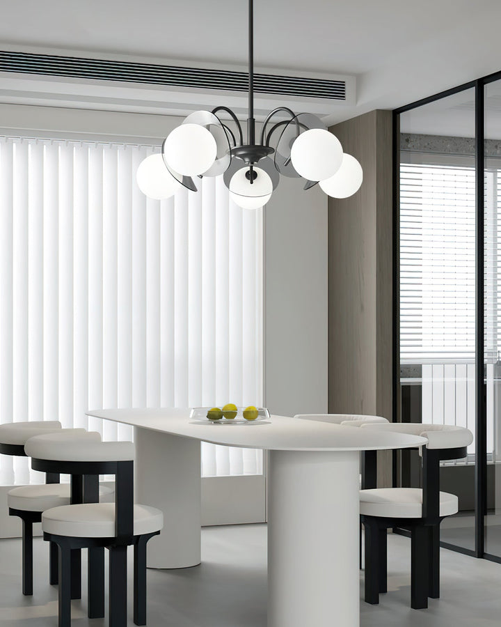 Orlaeila Art Floraison Fleur Verre Lustre - Neutralighting
