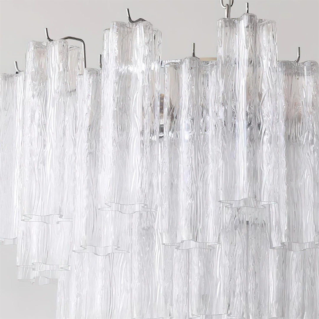 Kamenicky Lustre Cascades de Verre en Niveaux - Neutralighting