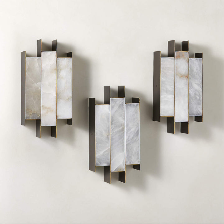 Vavynor Applique Murale Laiton Albâtre Créativité Individuelle - Neutralighting