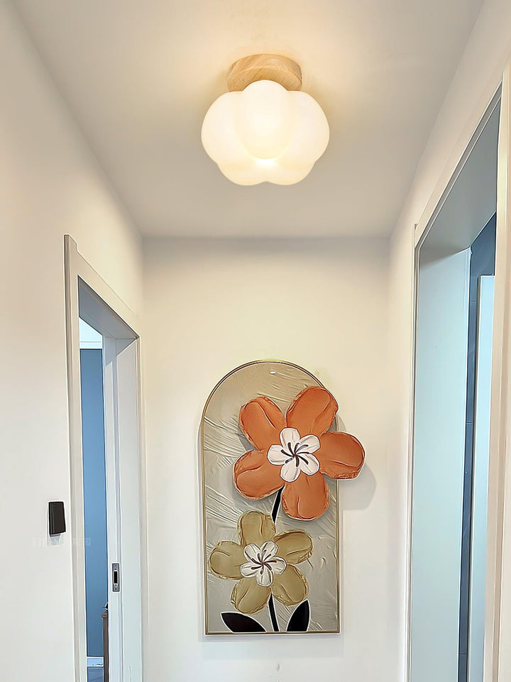 Cinorisra Plafonnier Mini Fleur Art Nordique - Neutralighting