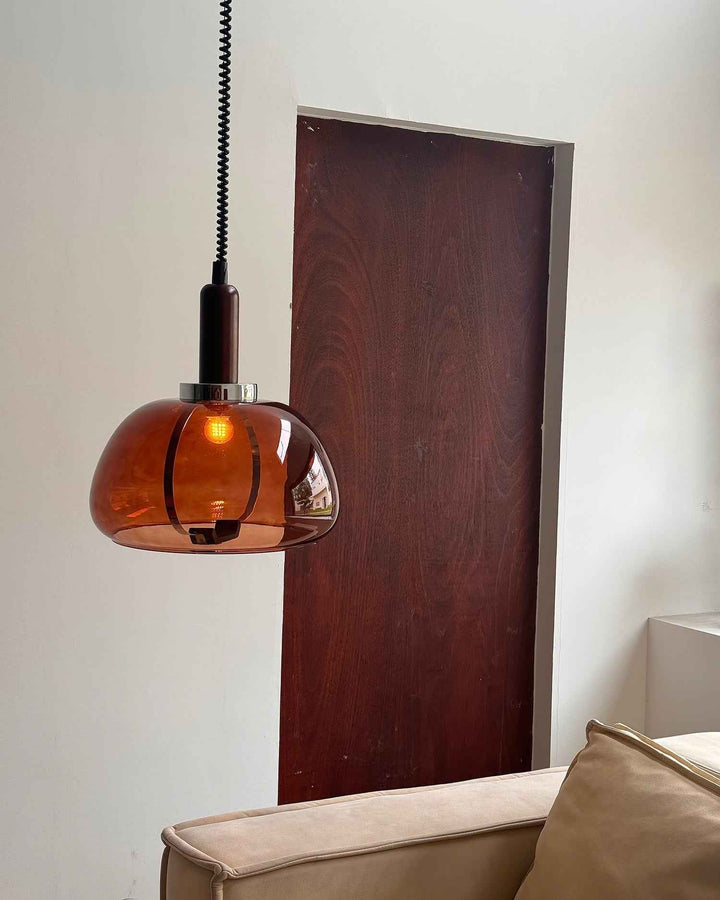 Karina Suspension Ambre Verre Moderne - Neutralighting