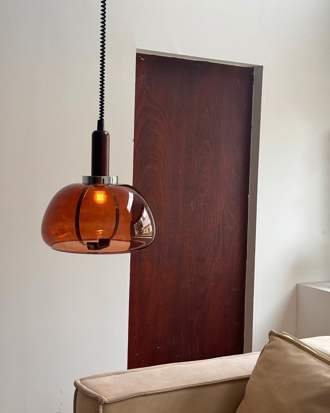 Karina Suspension Ambre Verre Moderne - Neutralighting