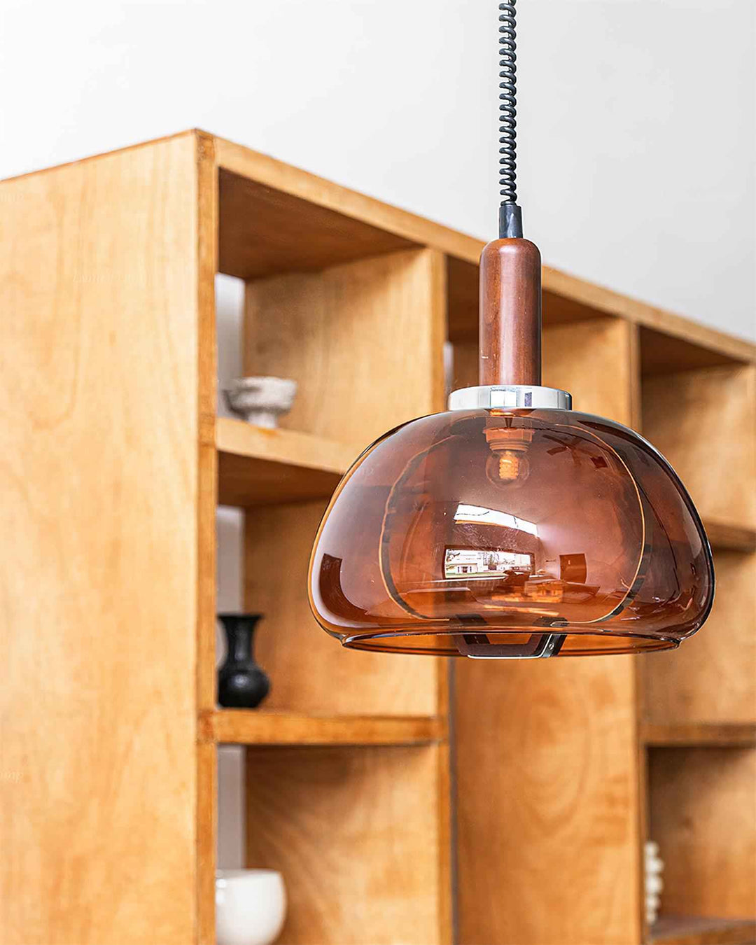 Karina Suspension Ambre Verre Moderne - Neutralighting