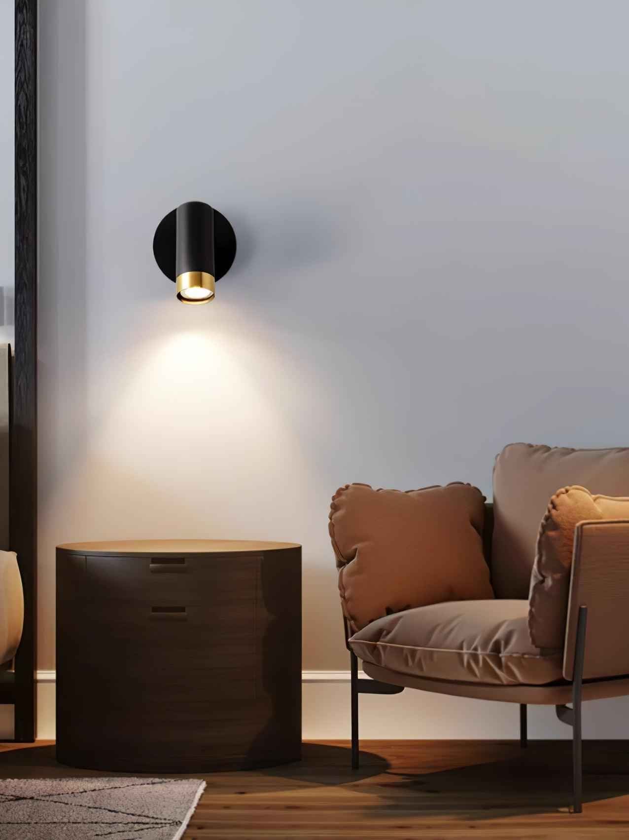Cevare Métal 11cm Doré LED
