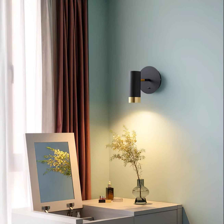 Cevare Métal 11cm Doré LED