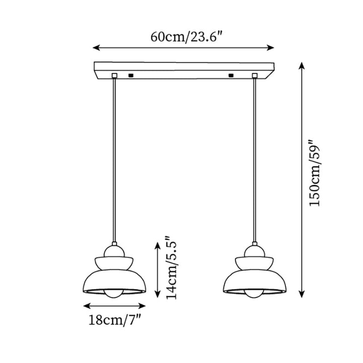 Nova Lampe Pendante Moderne Nordic en Bois - Neutralighting