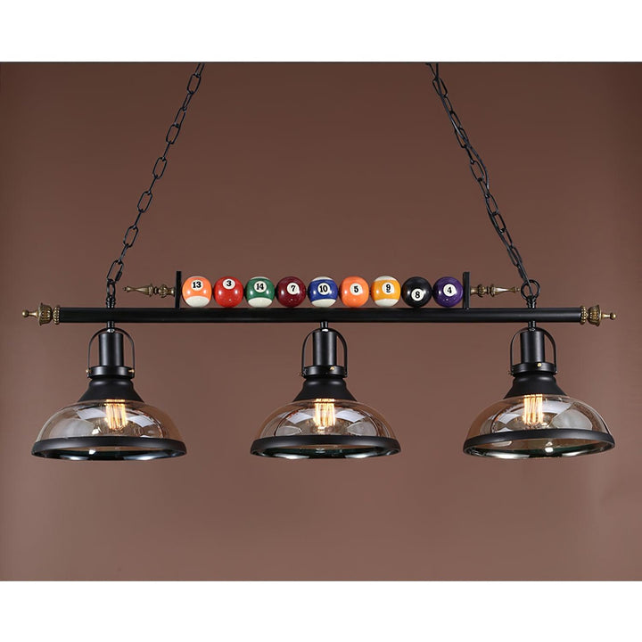 Lustra Chandelier en Verre Noir Balles de Billard Moderne - Neutralighting